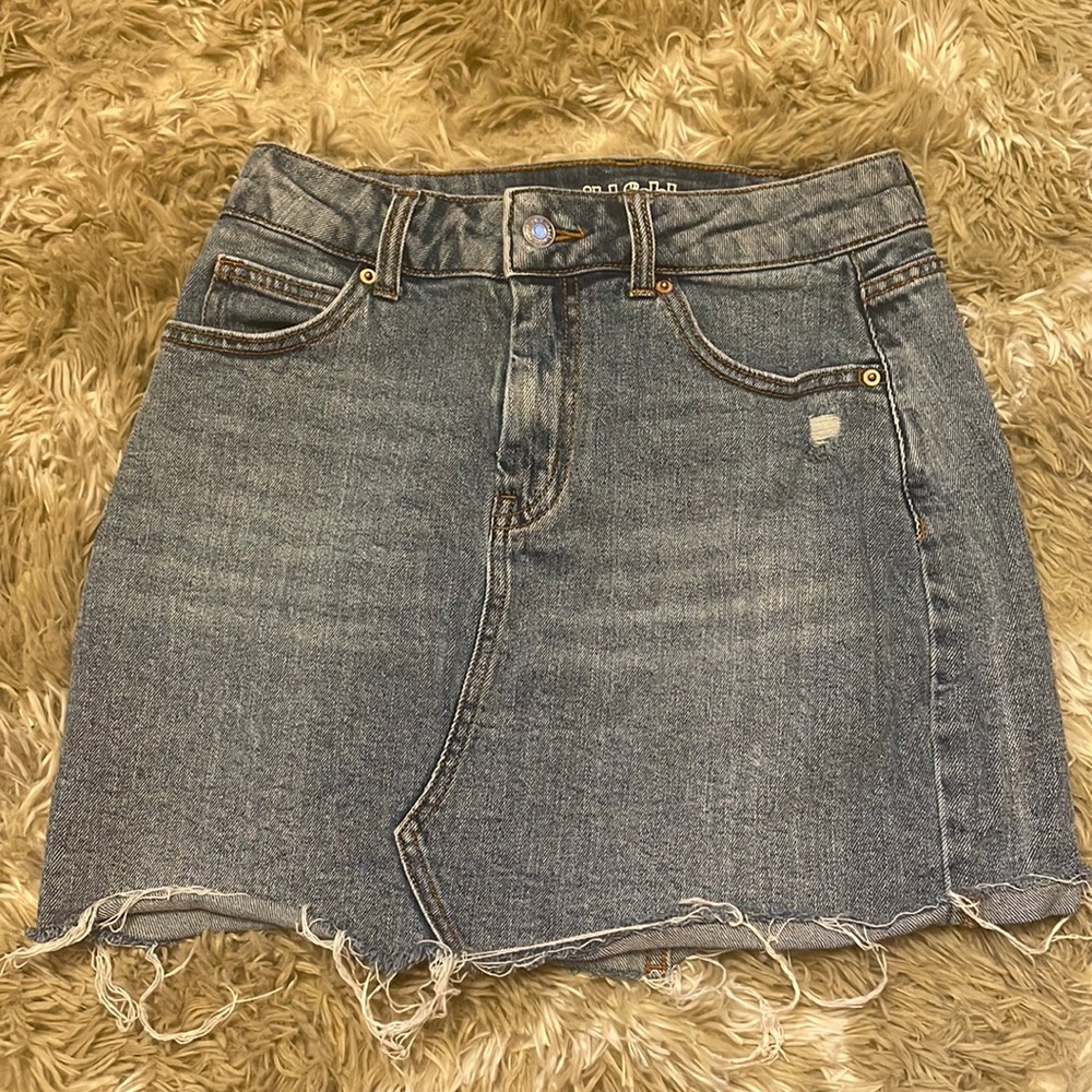 Wild Fable size 4, denim mini skirt
